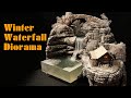 Winter Waterfall Diorama + Christian Message!