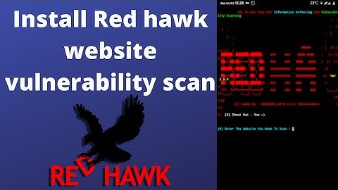 How to install RED_HAWK website info gathering tool |Web information gathering tool for termux|