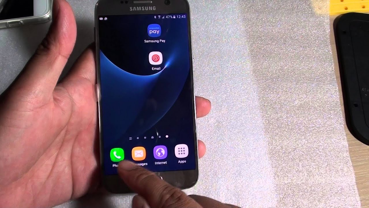 Samsung Galaxy S7 How to Add More App's Icon to Bottom Dock YouTube