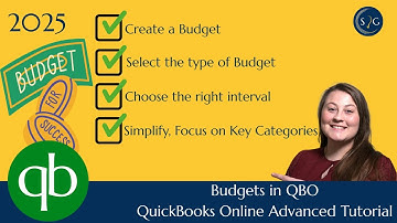 How to create Budgets In QBO