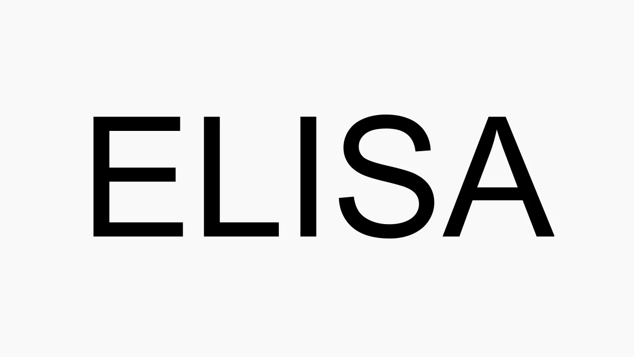 How to pronounce ELISA - YouTube