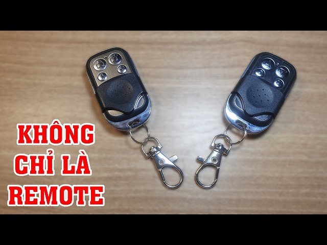 Không đơn thuần chỉ là chiếc remote điều khiển từ xa sóng RF 433Mhz