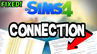 How To LOWER PING & Fix Server/Connection in Sims 4