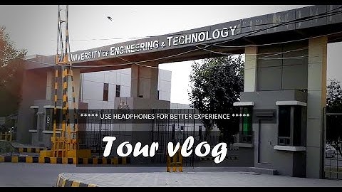 NED UNIVERSITY TOUR | SHUJAAT ALI VLOGS