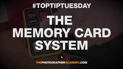 Photography Tips & Tricks | Memory Card Management