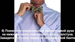 Как завязать галстук Способ 10 Бабочка Как завязать галстук Способ 10 Бабочка