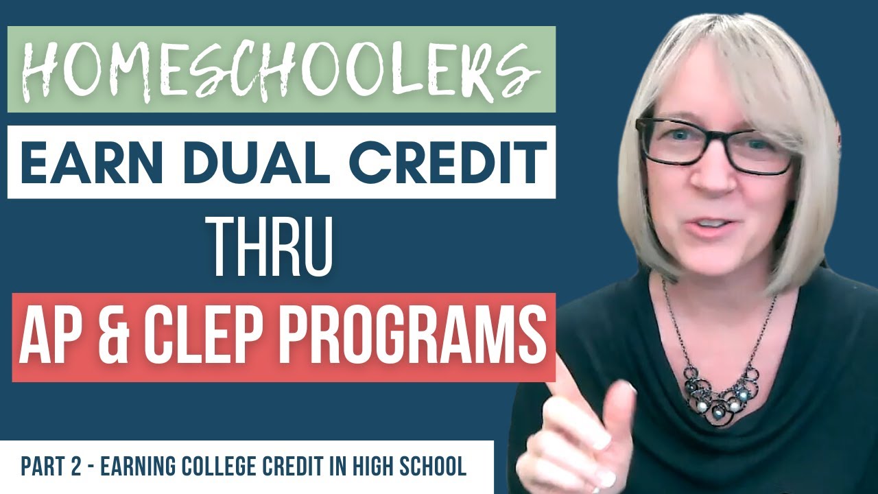 Homeschool High School Dual Credit through AP & CLEP - YouTube