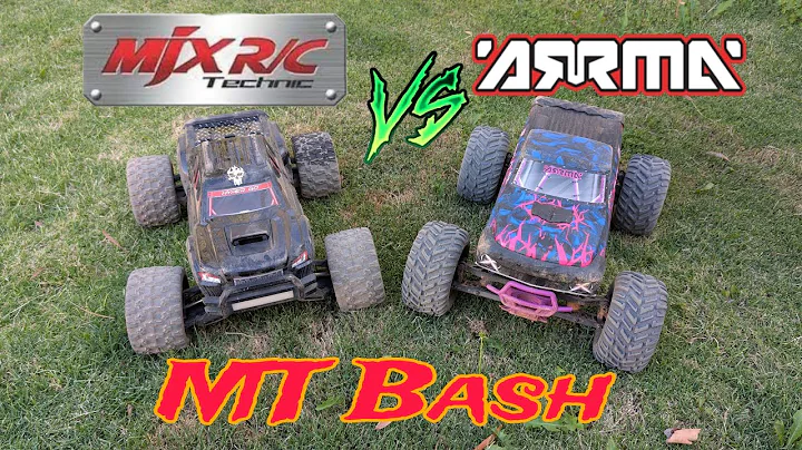 Mjx 10208 V2 Vs Arrma Quake 223s .... Two of the best value monster trucks .