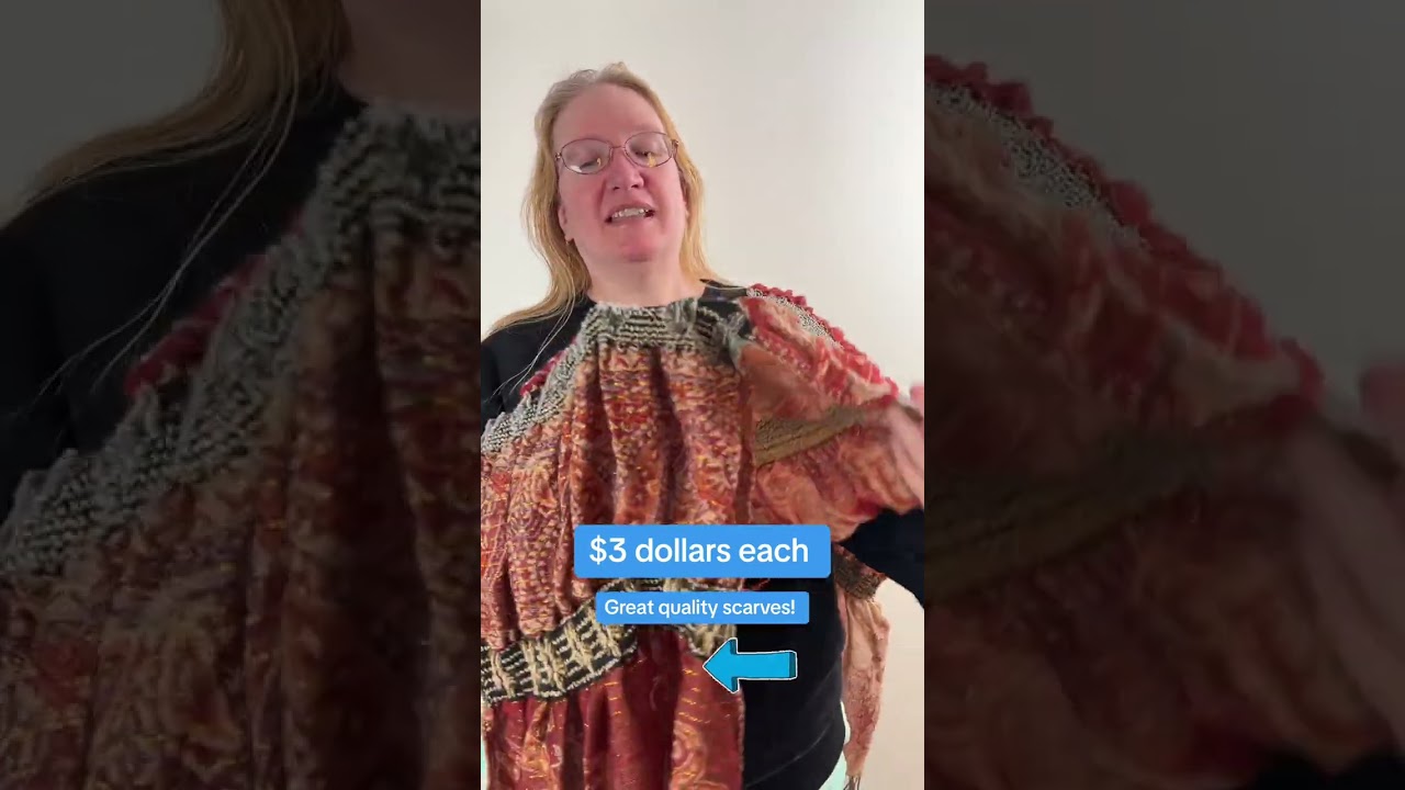 Warehouse sale! $3 scarves & $1 deals still on! 