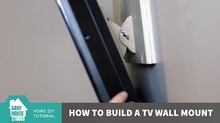 In this video we build a TV wall mount and walk you through the steps you will need follow to build your own wall mount. For this 