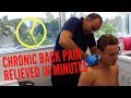 Unheard of Chronic * Back Pain * RELIEVED In Minutes (THIS WORKS!!!)