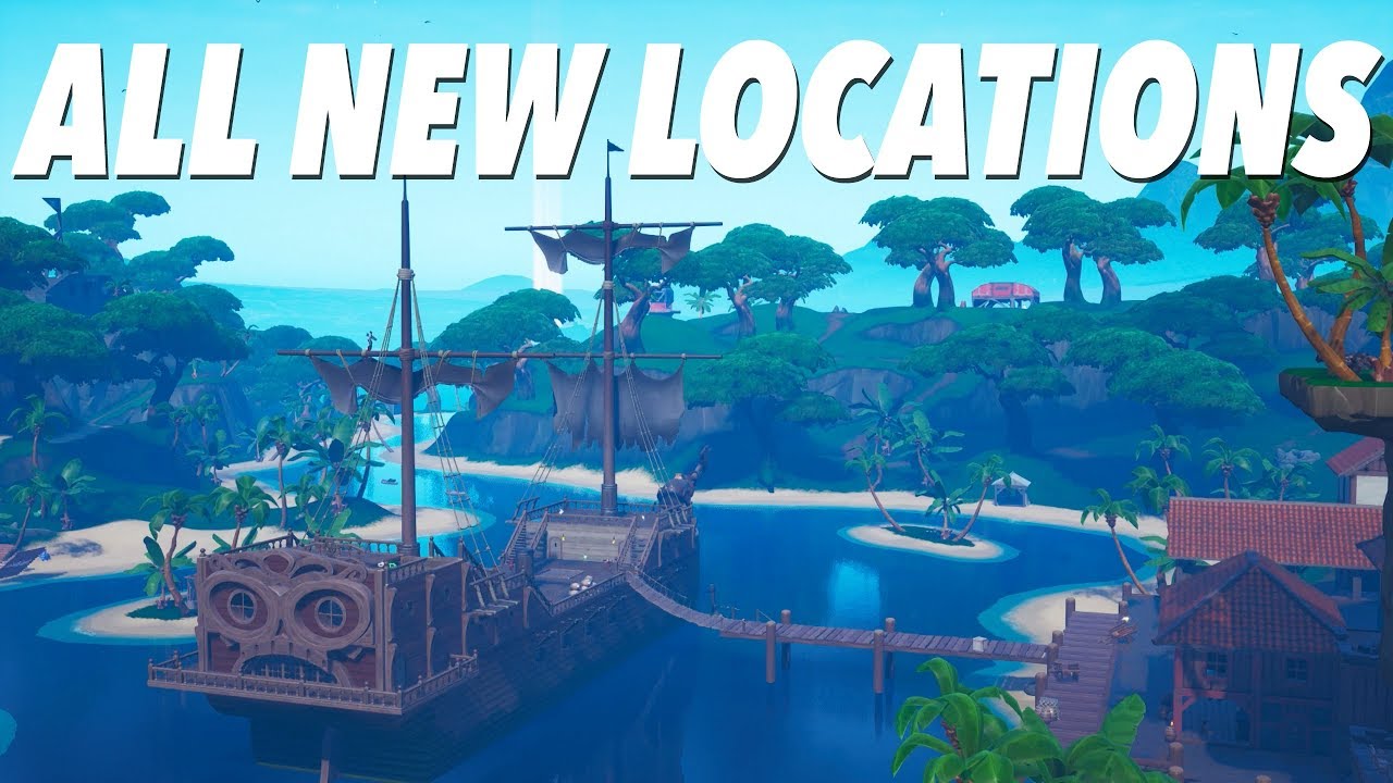 Fortnite Season 8 Map All Changes