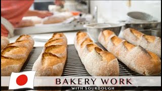 A guy makes over 20 kinds of bread ALONE | Bakery work with sourdough in Japan