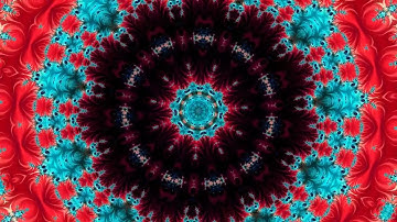 Kaleidoscope VJ Loop - Trippy Colorful Projection 5/10