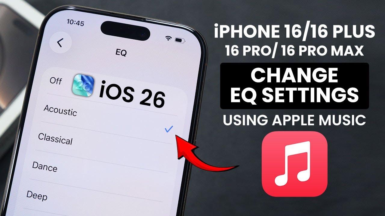iOS 26] How to Change Equalizer Settings on iPhone 16 / Pro Max