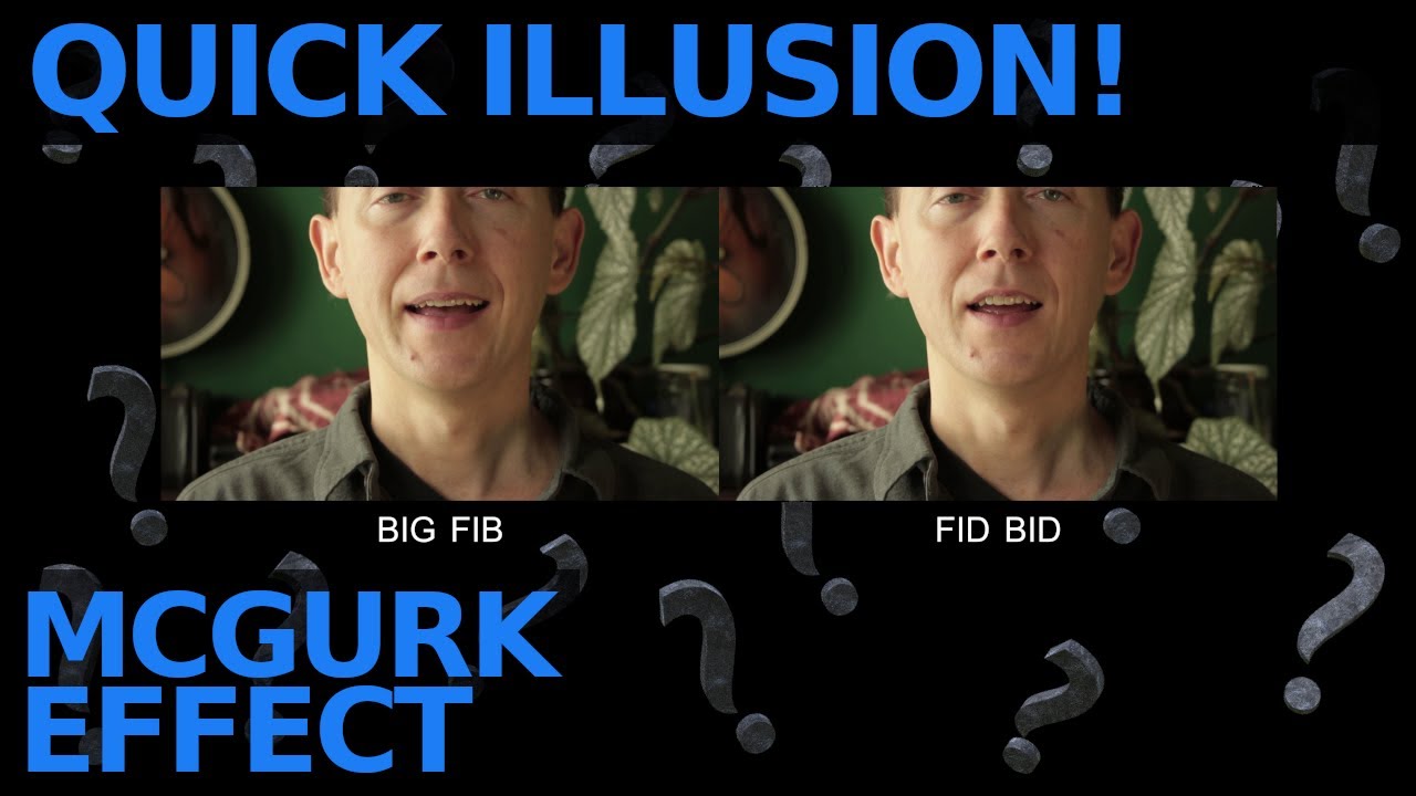 Audio Illusion the amazing McGurk effect