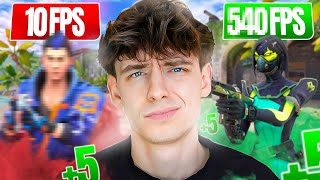 I get 5 more FPS for every kill!