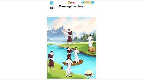 Annoying Puzzle Game 2 - Level 47 Crossing The river || Solution