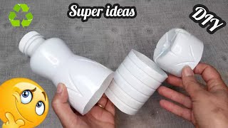 You will not throw away plastic bottles anymore when you see this craft/Amazing pen holder idea/DIY