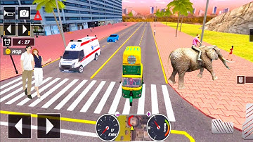 Tuk Tuk auto rickshaw driver 3D game - #11 auto rickshaw driving game - Android iOS Gameplay