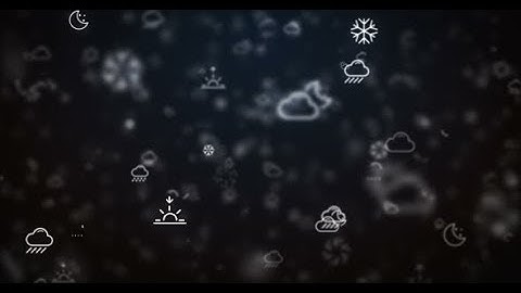 Loop Moved Weather Icons Background | Motion Graphics - Videohive template