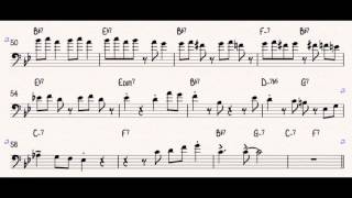 Jay - JJ Johnson Trombone Solo Transcription