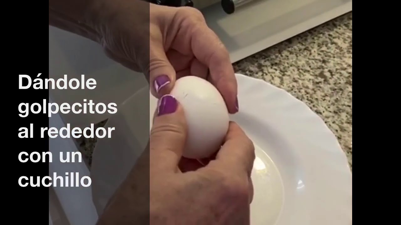 ABRIR EL HUEVO SIN ROMPER LA YEMA