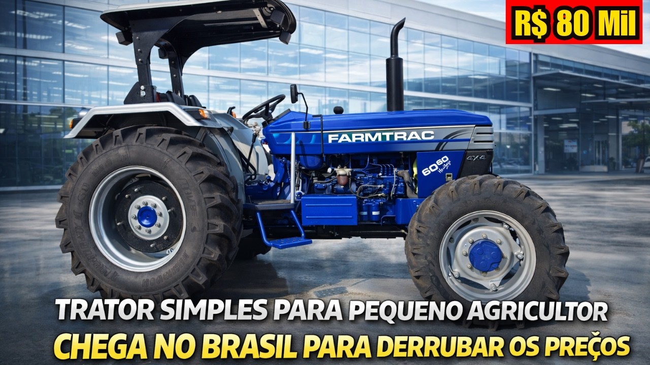 NOVO TRATOR PARA PEQUENO PRODUTOR CHEGA NO BRASIL! MUITO BARATO E SIMPLES ESTÁ VENDENDO MUITO