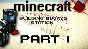 Minecraft Train Station (REVAMPED) tutorial for 1.4.7 Part 1 - REMAKE