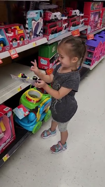 🌈Cute 3-Year-Old Baby Girl Goes Toy Shopping Spree at @Walmart  #walmart #toys #babyproducts #toys