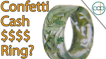 Making a Shredded Cash Resin Ring