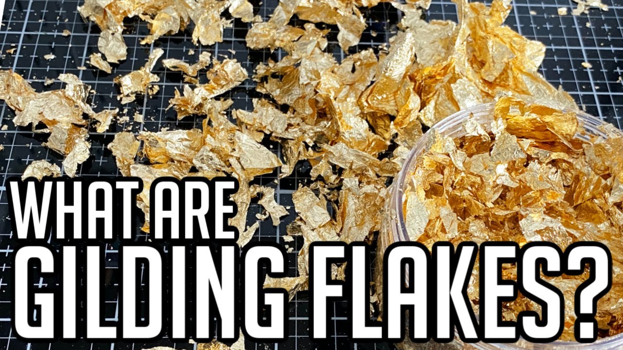 How to GOLD LEAF / Gilding Flakes 