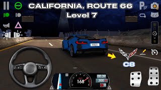 Driving School Sim: Getting My License In California Level 7. Corvette c8 Gameplay