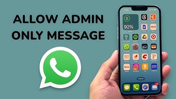 Allow Only Admin To Send Message In WhatsApp Group