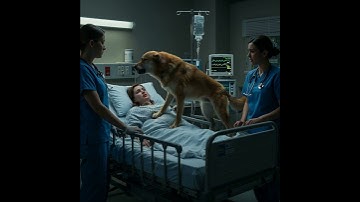 The doctors brought the dog to say goodbye to his owner