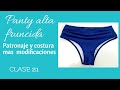 Panty alta fruncida + modificaciones. CLASE 21