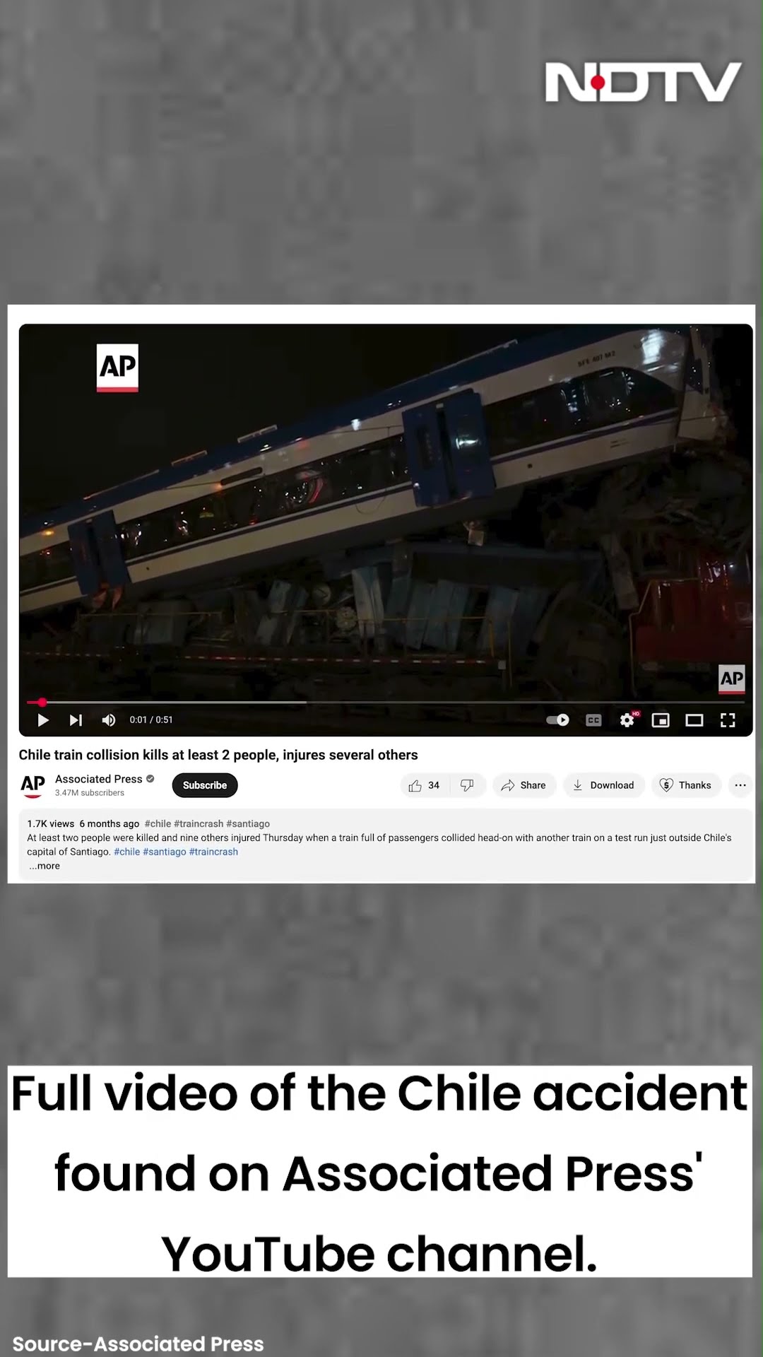 Chennai News | No Vande Bharat Train Accident In Chennai, Video Is From Chile