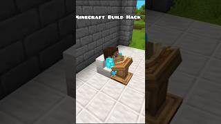 Minecraft Secret Build Hack That Will Change Your World 🤯 #minecraft #shorts