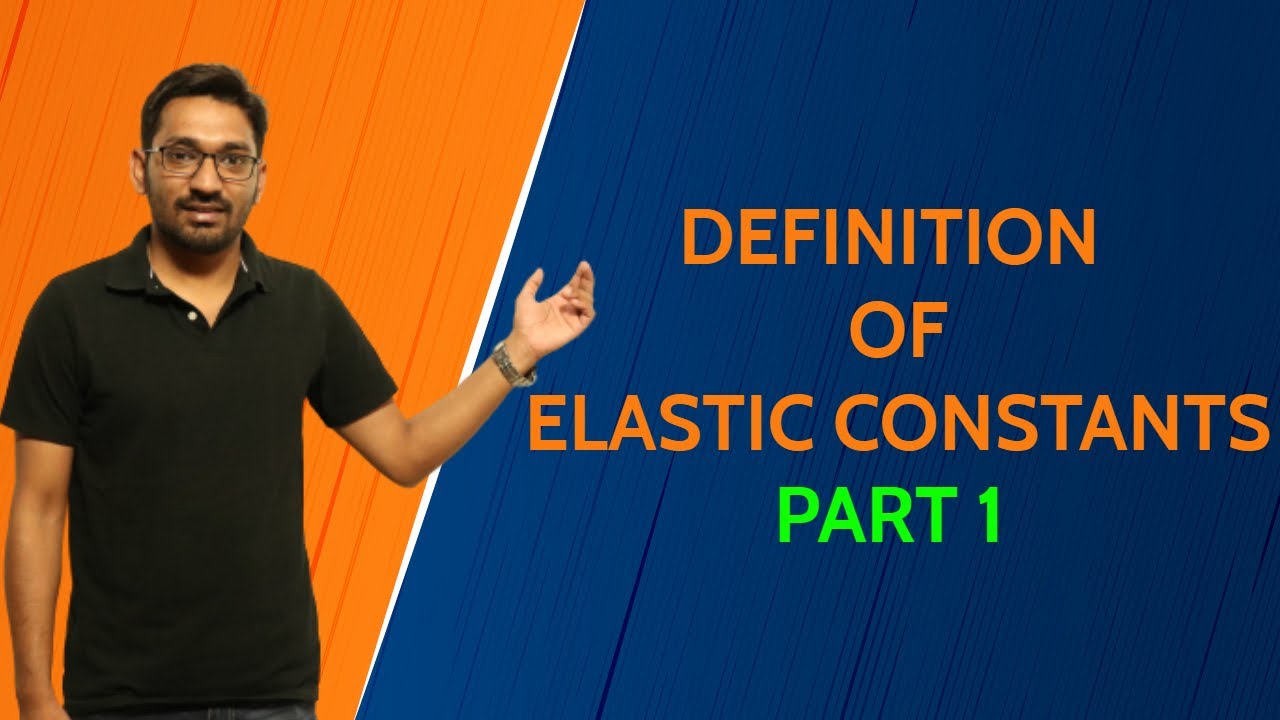 Elastic Constants Strength of Materials GATE 20212022 Mechanical