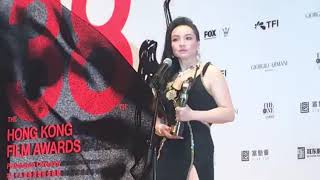 香港金像獎三夫女主角曾美慧孜訪問三