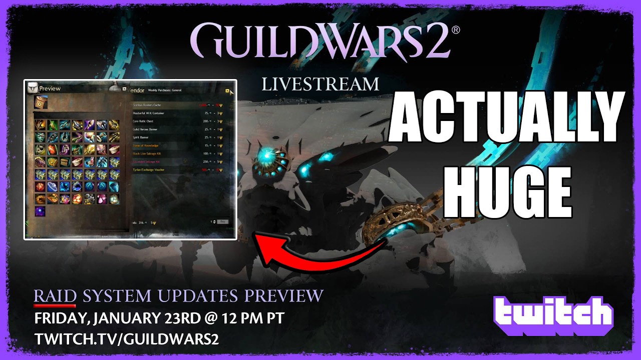 Guild Wars 2 — Масштабное обновление рейдов и наград! | Новости GW2