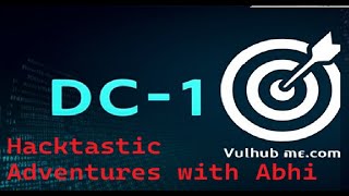 DC-1 Vulnhub Machine Full CTF Walkthrough | Easy CTF: DC-1 Vulnhub Solve Hindi Step by Step