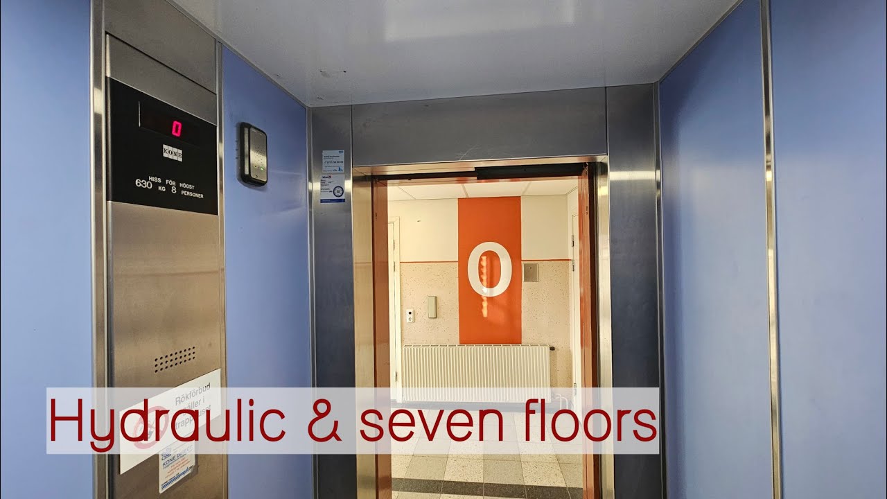 1989 KONE high-hydraulic elevator - Vilhelmina, Sweden