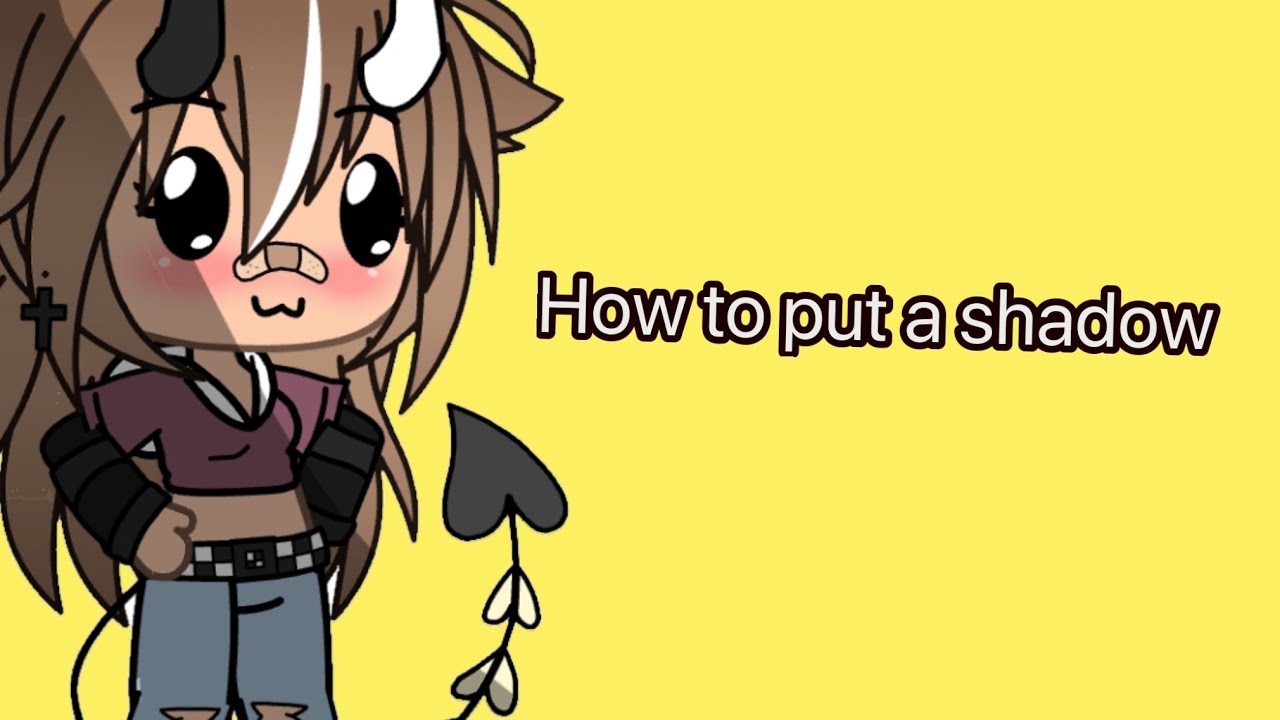 How to put shadows on your gacha characters!Tutorial YouTube