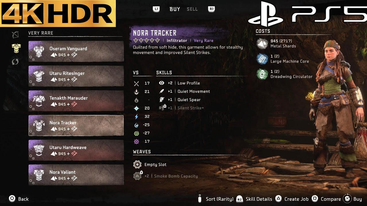 How to Get Nora Tracker Outfits Location - Horizon Forbidden West Infiltrator Very Rare Outfits