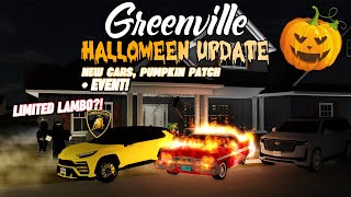 HUGE GV HALLOWEEN UPDATE!! (NEW CARS, LIMITEDS, EVENTS, & MORE!) || ROBLOX - Greenville