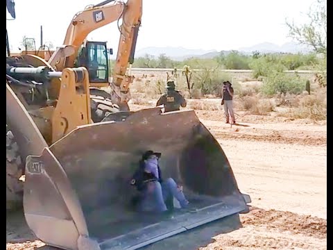 O'odham Water & Land Defenders Arrested Halting Border Wall Construction Threatening Sacred Site