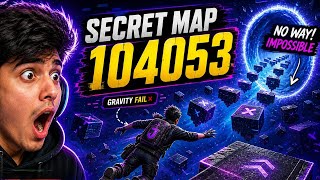 IMPOSSIBLE PARKOUR 😱 BGMI SECRET MAP 104053 TRY NOT TO FALL