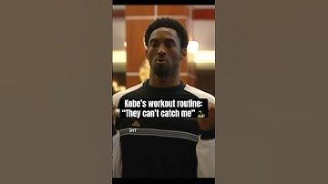 This is why Kobe Bryant worked out 3 times a day 👀