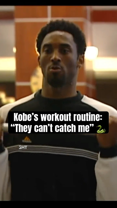This is why Kobe Bryant worked out 3 times a day 👀